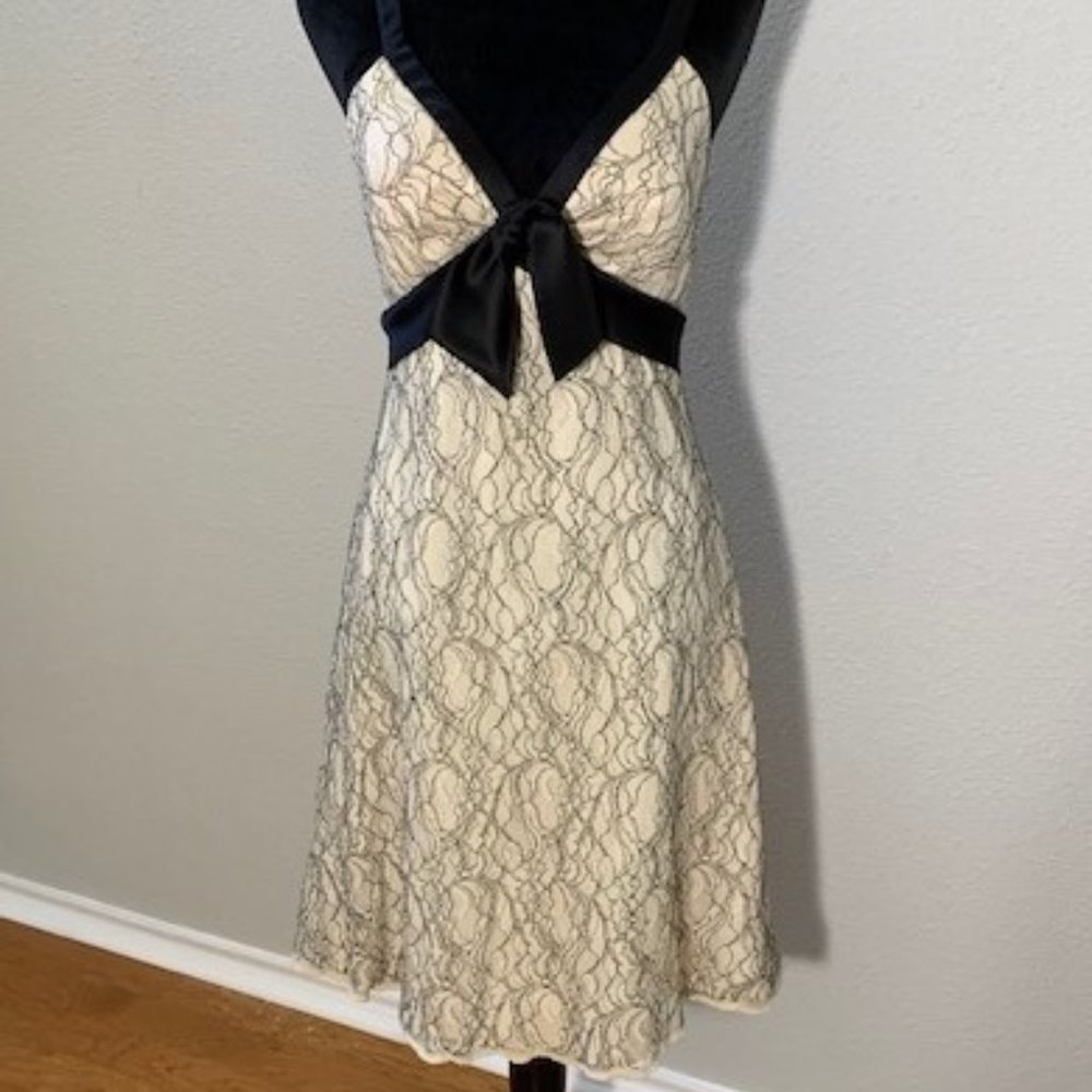 White House Black Market Ivory Lace dress